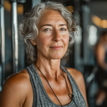 Seniori fericiți făcând exerciții în grup