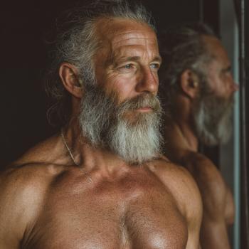 Senior fericit după antrenament